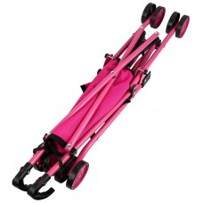Precious Toys Hot Pink Umbrella Doll Stroller, Black Handles and Hot Pink Frame - 0128A   566797545